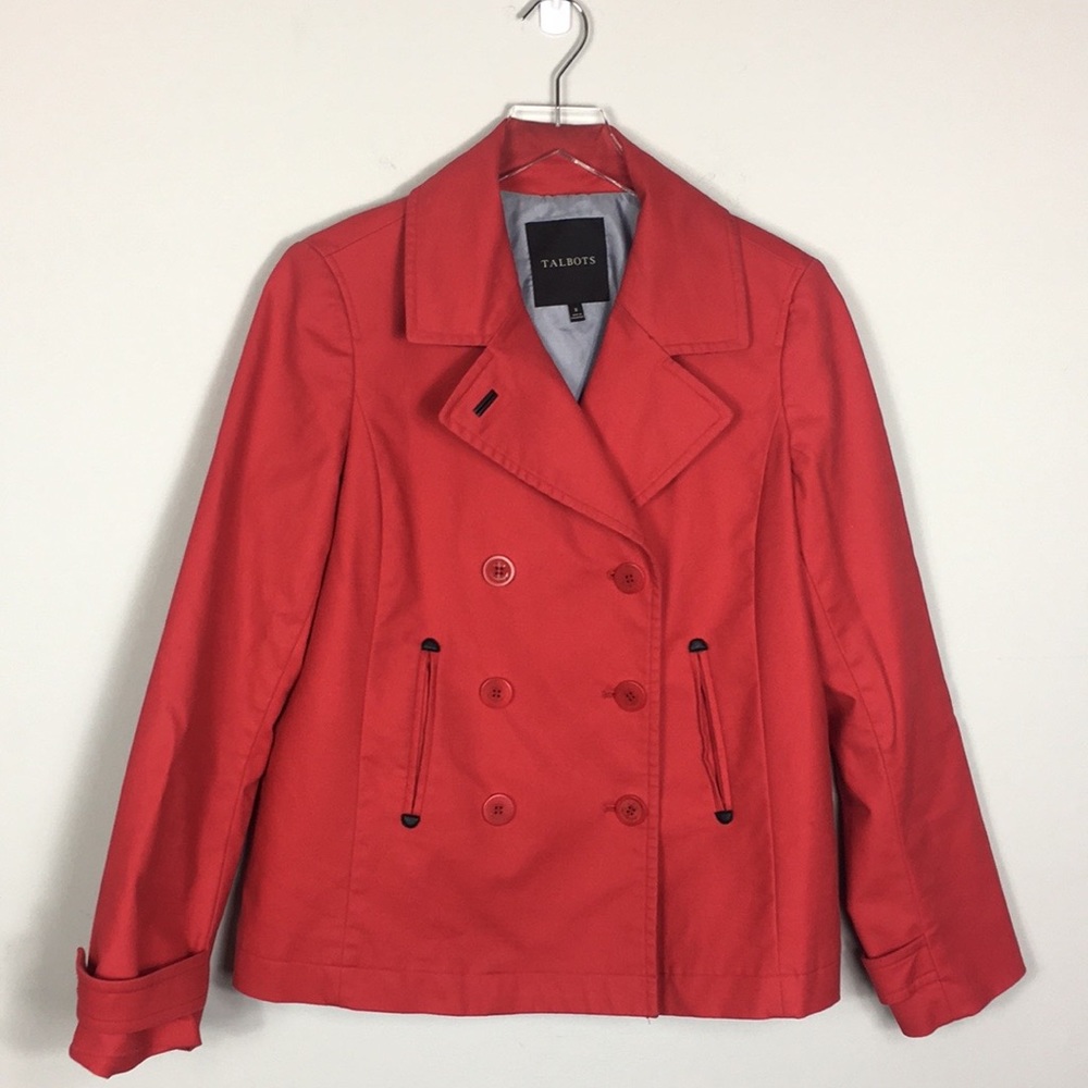 Talbots Double Breast Pea Coat Women’s Size 8
